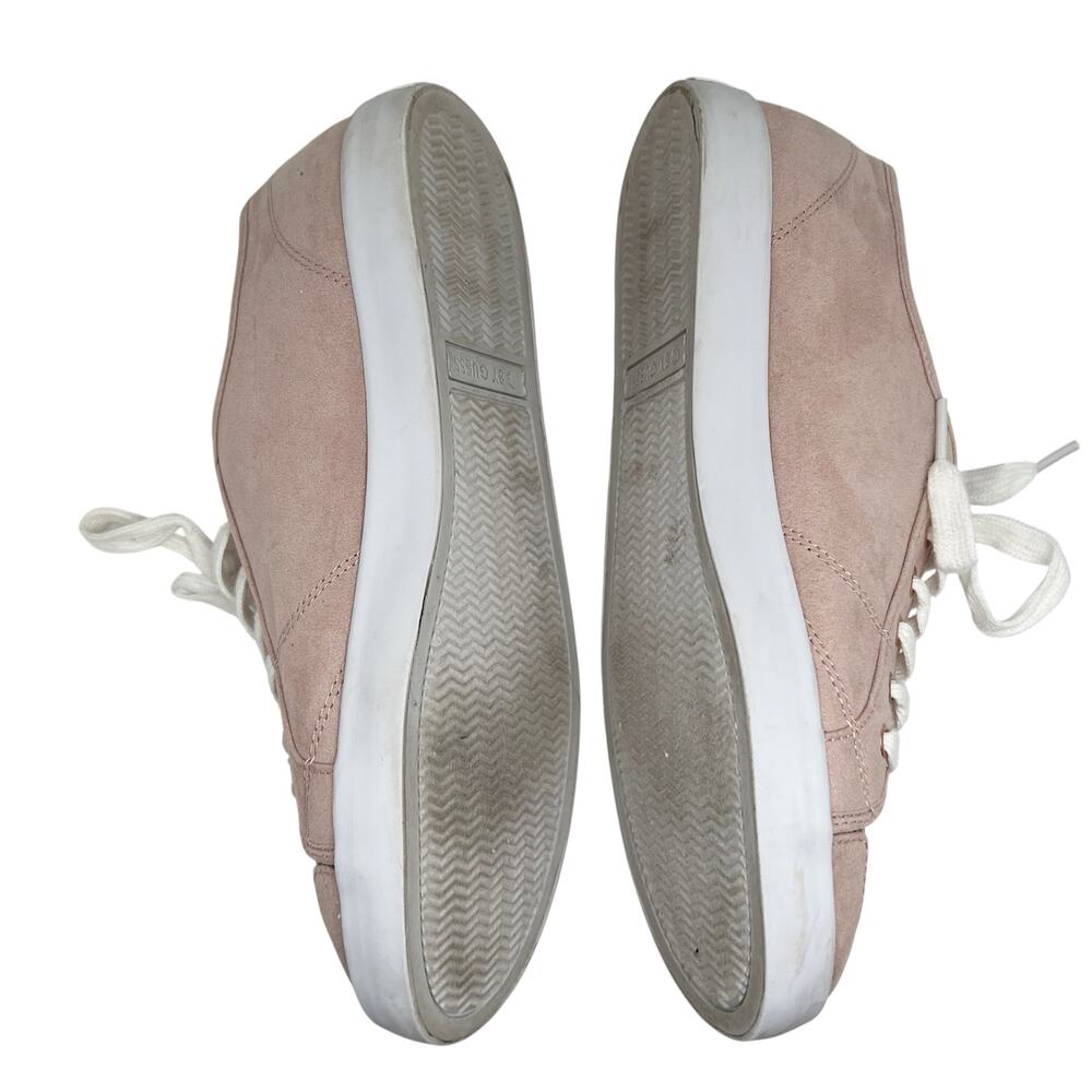 G by Guess Rose Gold Pink Mallory Glittered Sneakers Shoes Size 9.5 - Picture 4 of 8